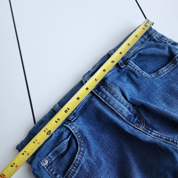 Childrens Place Jeans Boys 16 Blue Skinny Adjustable Waist Med Wash Denim - Picture 8 of 11